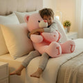 Ours en peluche marron clair de 80cm de la marque Petit-Ours, doux et câlin, pour enfants et collectionneurs.