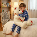 Ours en peluche marron clair de 80 cm de la marque Petit-Ours, doux et câlin, parfait pour les câlins et la décoration.
